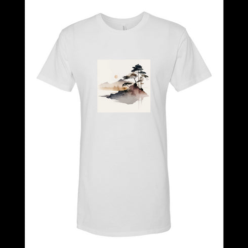 BELLA CANVAS MEN'S LONG BODY URBAN TEE 3006 Calming Island Water