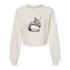 Rhinoceros holding a balloon Bella canvas hoodie 7505