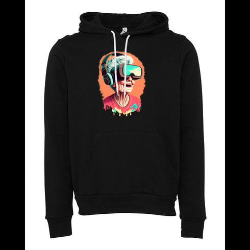 Granny Got Game In The Metaverse Bella canvas hoodie 3719