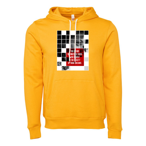 THE FUTURE BELONGS TO THOSE WHO BELIEVE IN THE BEAUTY OF THEIR DREAMS Bella canvas hoodie 3719