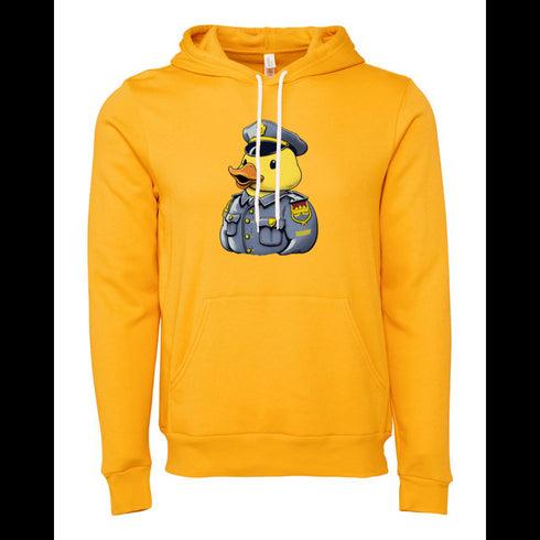 Police duck Bella canvas hoodie 3719
