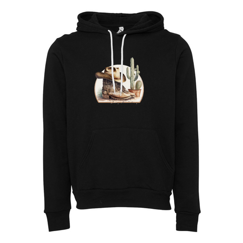 Cowboy style Bella canvas hoodie 3719