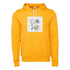 Watercolor Flower Bella canvas hoodie 3719