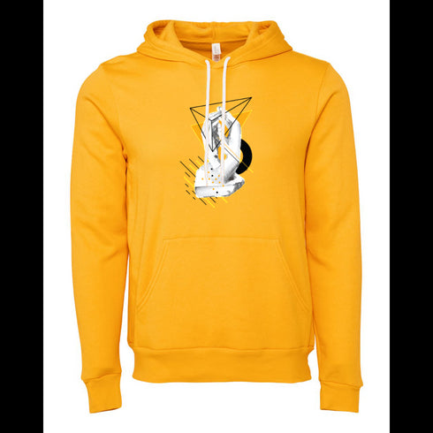 sculpture of hands Bella canvas hoodie 3719