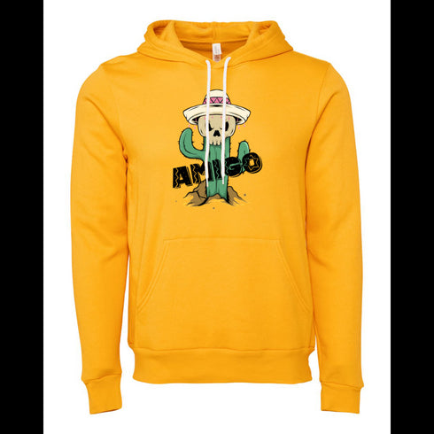 Skeleton Cactus Bella canvas hoodie 3719