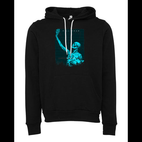 Human skeleton kill your Bella canvas hoodie 3719
