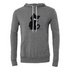Cartoon Black Cat Bella canvas hoodie 3719