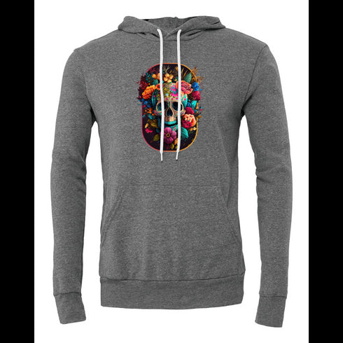 Skeleton Love and Flowers . Days Gone By Bella canvas hoodie 3719