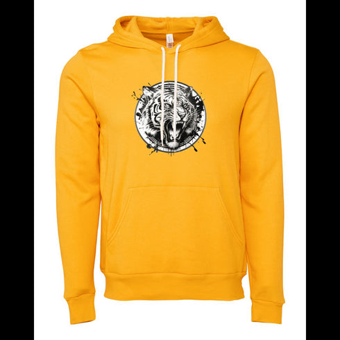 Tiger head symbol Bella canvas hoodie 3719