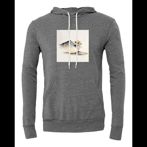ink and landscape Bella canvas hoodie 3719