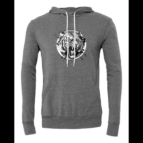 Tiger head symbol Bella canvas hoodie 3719