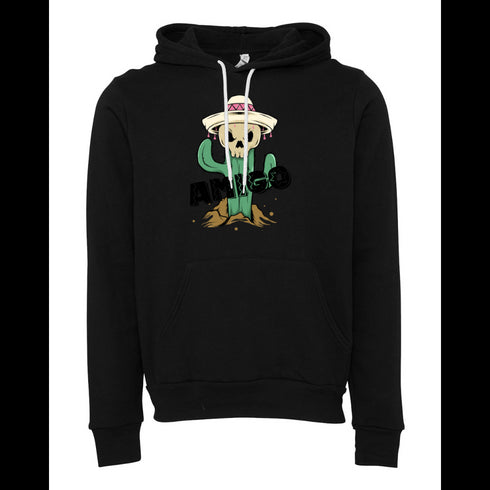 Skeleton Cactus Bella canvas hoodie 3719