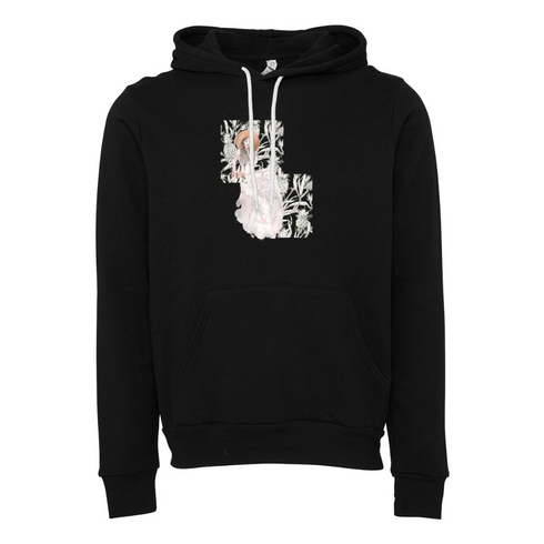 Fashion drawing Bella canvas hoodie 3719