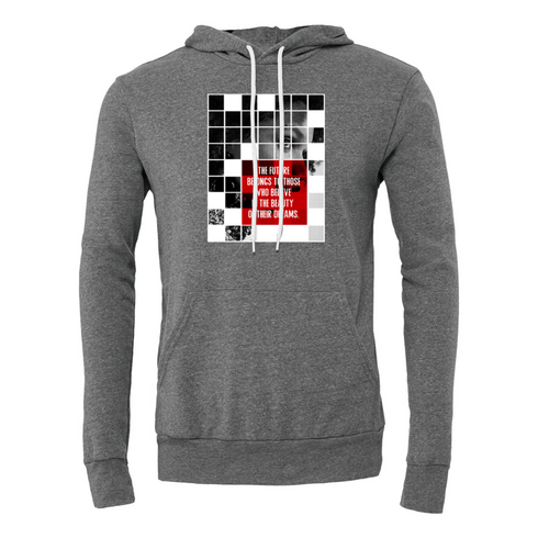 THE FUTURE BELONGS TO THOSE WHO BELIEVE IN THE BEAUTY OF THEIR DREAMS Bella canvas hoodie 3719