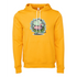 Cartoon Hippo Bella canvas hoodie 3719