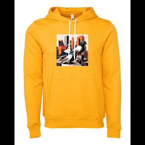 Pigeon Geometry Bella canvas hoodie 3719