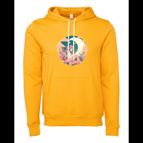The Girl in the Moonlight Bella canvas hoodie 3719