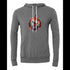 Flaming guitar Bella canvas hoodie 3719