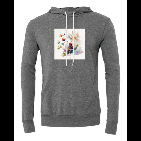 Ink flower Bella canvas hoodie 3719