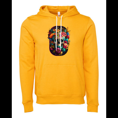 Skeleton Love and Flowers . Days Gone By Bella canvas hoodie 3719