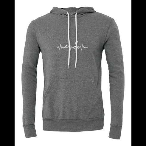 Electrocardiography Bella canvas hoodie 3719