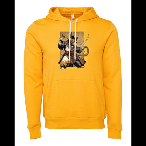 Kung Fu Samurai Cat Bella canvas hoodie 3719