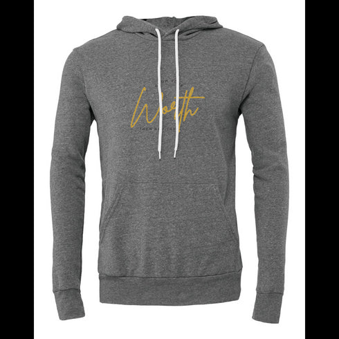 KNON YOUR WORTH THEN ADD TAXI Bella canvas hoodie 3719