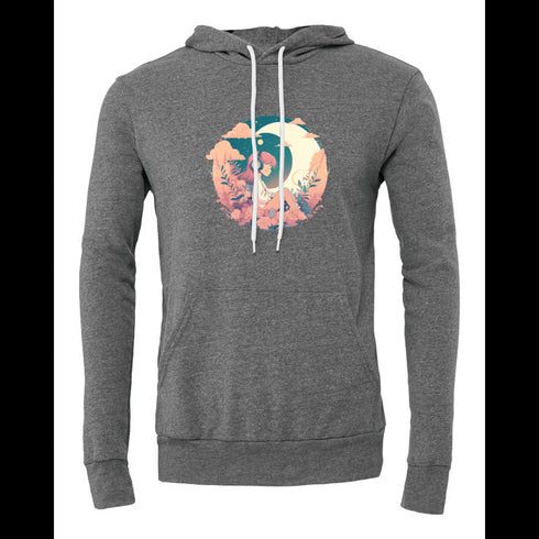 The Girl in the Moonlight Bella canvas hoodie 3719