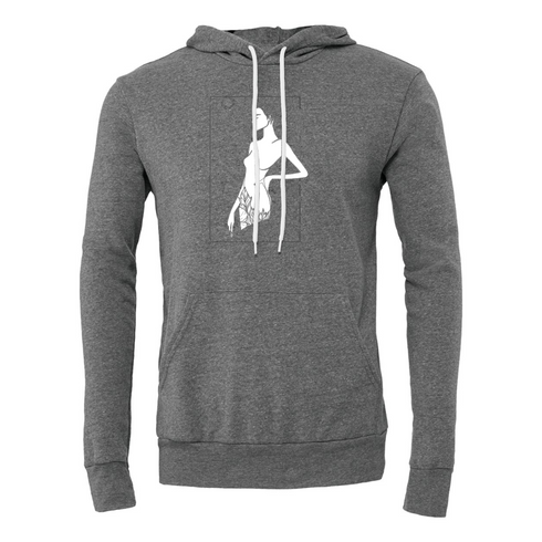 Black and white Bella canvas hoodie 3719