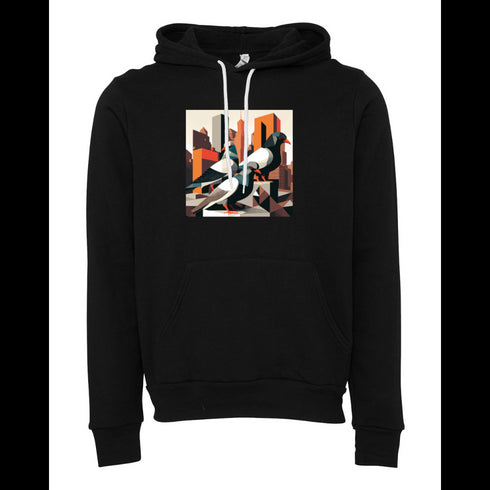 Pigeon Geometry Bella canvas hoodie 3719
