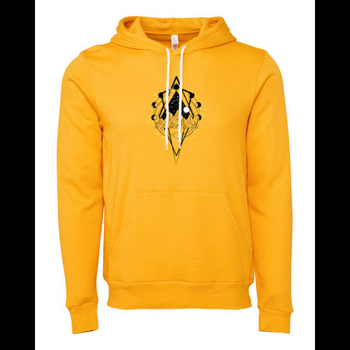 Space and Mountains Poster Bella canvas hoodie 3719