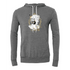 Black gold plaster head Bella canvas hoodie 3719