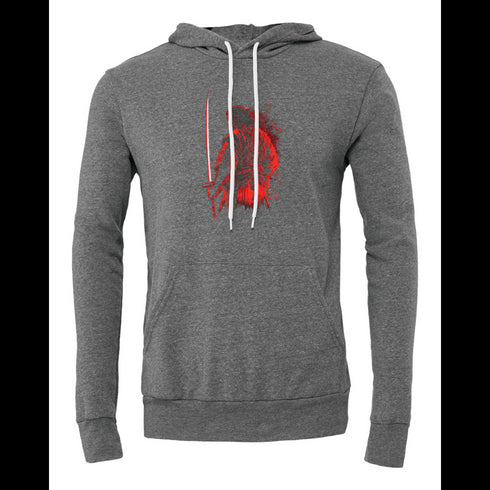 Ancient Silhouette Samurai Bella canvas hoodie 3719