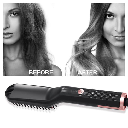 Heated Beard Straightener & Hair Comb