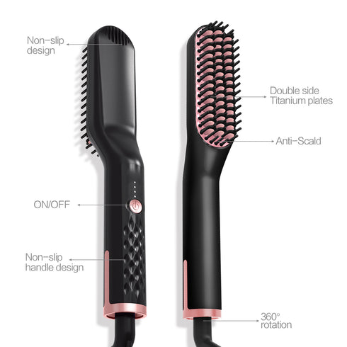 Heated Beard Straightener & Hair Comb