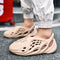 Cross-border 47 Large Size Kanye Same Solid Color Coconut Hole Shoes Men's Trendy Couples Hollow Roman Sandals Beach Shoes