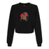 BELLA CANVAS WOMEN'S CROPPED FLEECE PULLOVER 7505