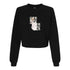 BELLA CANVAS WOMEN'S CROPPED FLEECE PULLOVER 7505