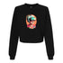 BELLA CANVAS WOMEN'S CROPPED FLEECE PULLOVER 7505