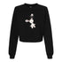 BELLA CANVAS WOMEN'S CROPPED FLEECE PULLOVER 7505