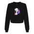 BELLA CANVAS WOMEN'S CROPPED FLEECE PULLOVER 7505