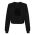 BELLA CANVAS WOMEN'S CROPPED FLEECE PULLOVER 7505