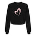 BELLA CANVAS WOMEN'S CROPPED FLEECE PULLOVER 7505