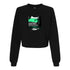 BELLA CANVAS WOMEN'S CROPPED FLEECE PULLOVER 7505