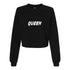 BELLA CANVAS WOMEN'S CROPPED FLEECE PULLOVER 7505