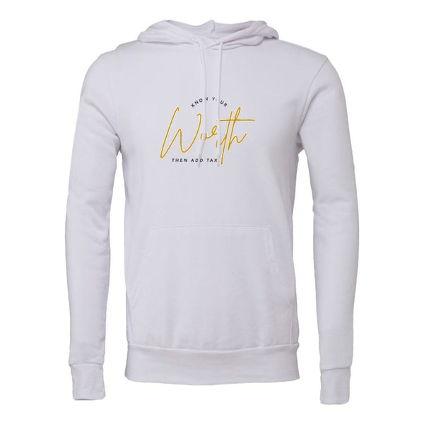 KNON YOUR WORTH THEN ADD TAXI Bella canvas hoodie 3719