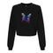BELLA CANVAS WOMEN'S CROPPED FLEECE PULLOVER 7505