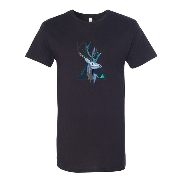 BELLA CANVAS MEN'S LONG BODY URBAN TEE 3006 Artistic Geometric Sika Deer