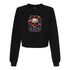 Human Skull with Mushrooms Bella canvas hoodie 7505
