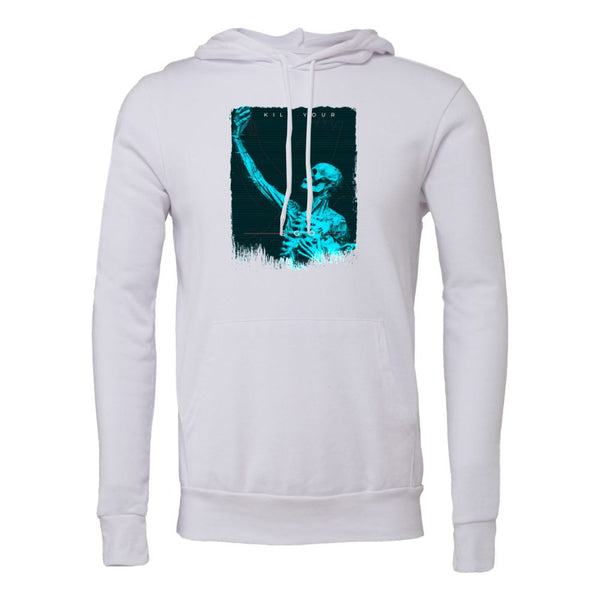Human skeleton kill your Bella canvas hoodie 3719